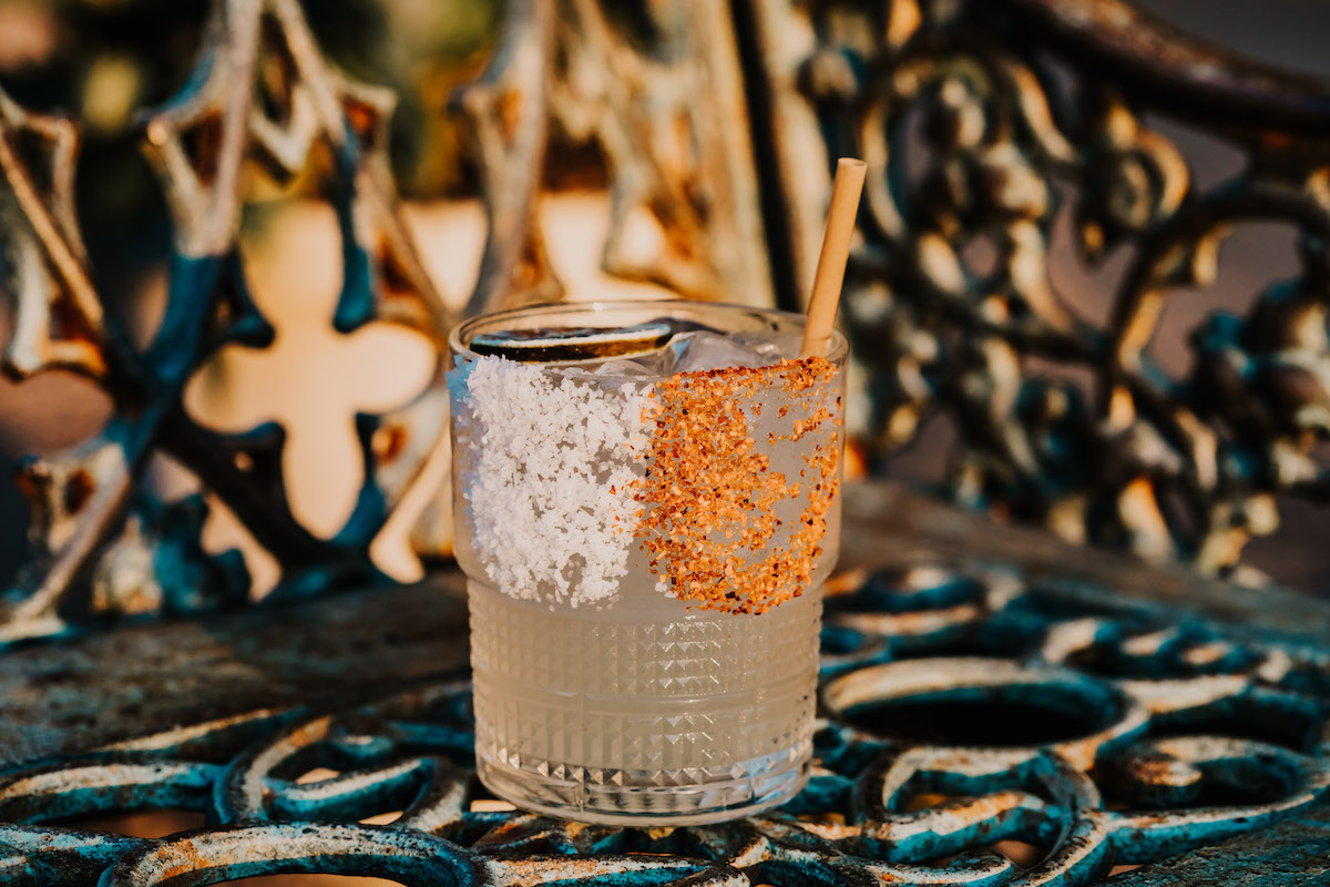 The Flora margarita garnished with salt and tajin at Flora. | Photo by Kirsten Gilliam
