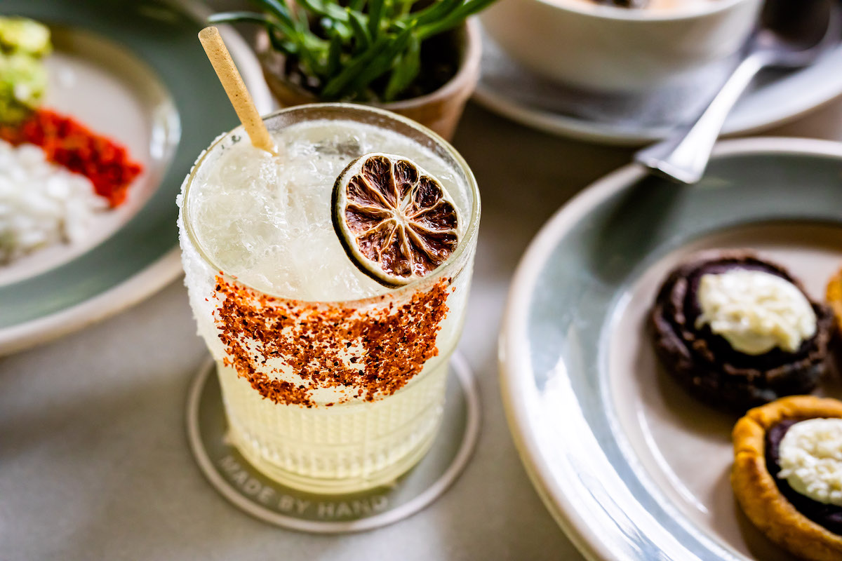 The Flora margarita made with tequila blanco, agave, and lime at Flora. | Photo by Kirsten Gilliam