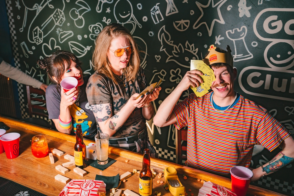 Games complement cocktails at this new Denver bar. | Photo courtesy of Good Luck Club