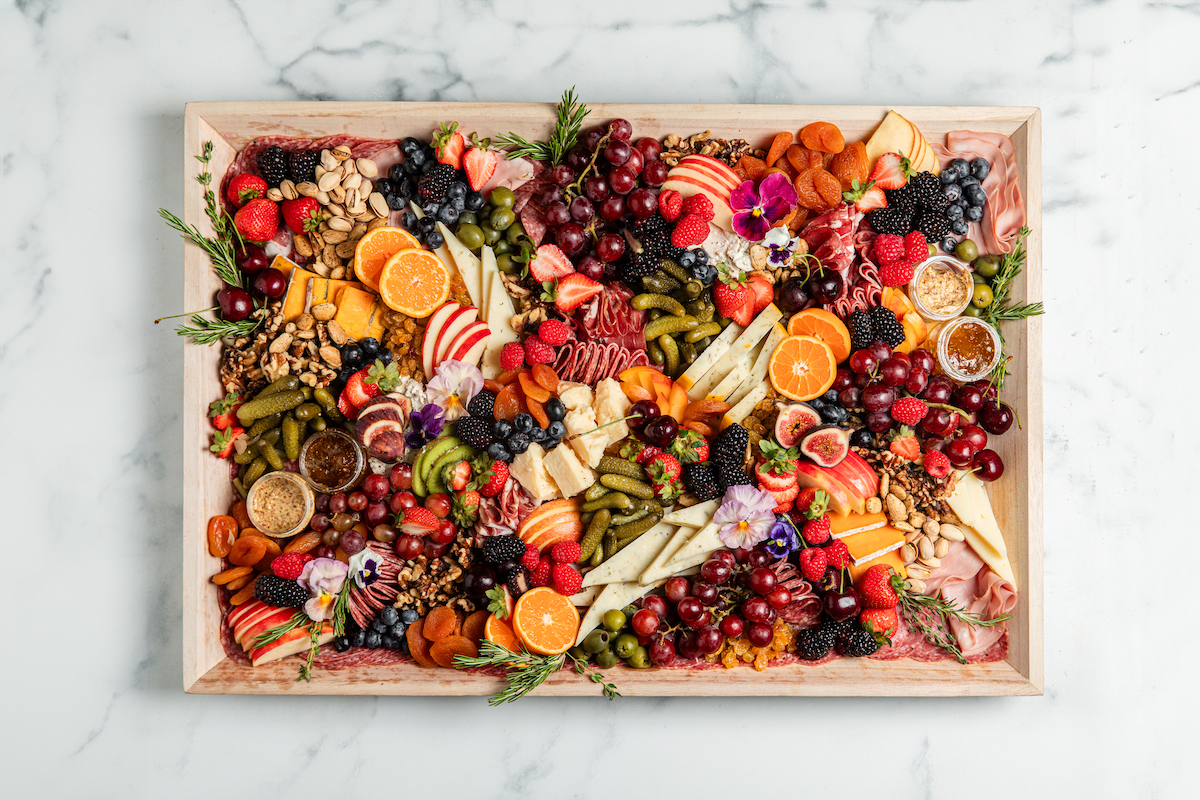 A graze board prepared by GRAZE HTX. | Photo by Becca Wright