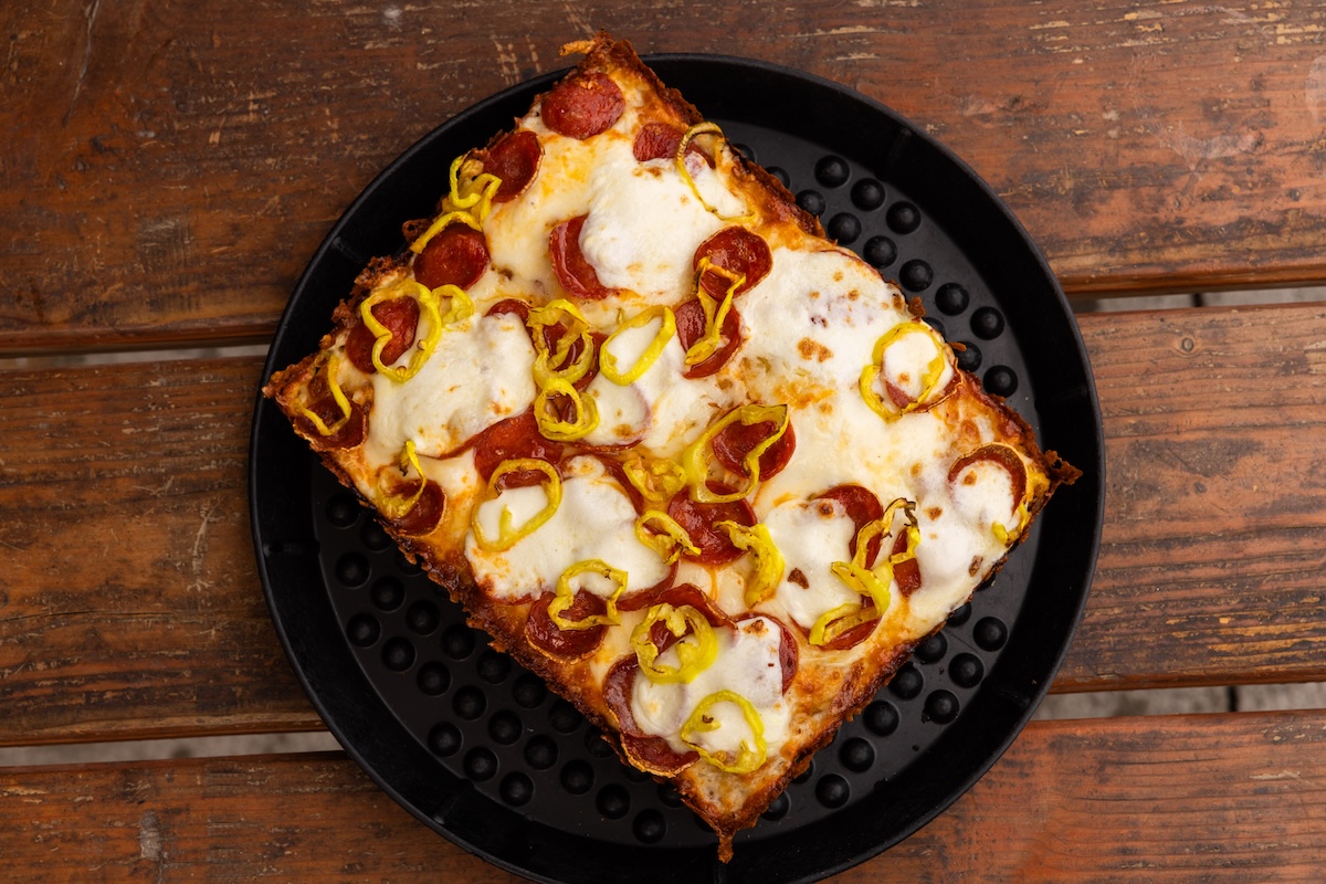 Get Detroit or NY style pies. | Photo by Luke Gottlieb