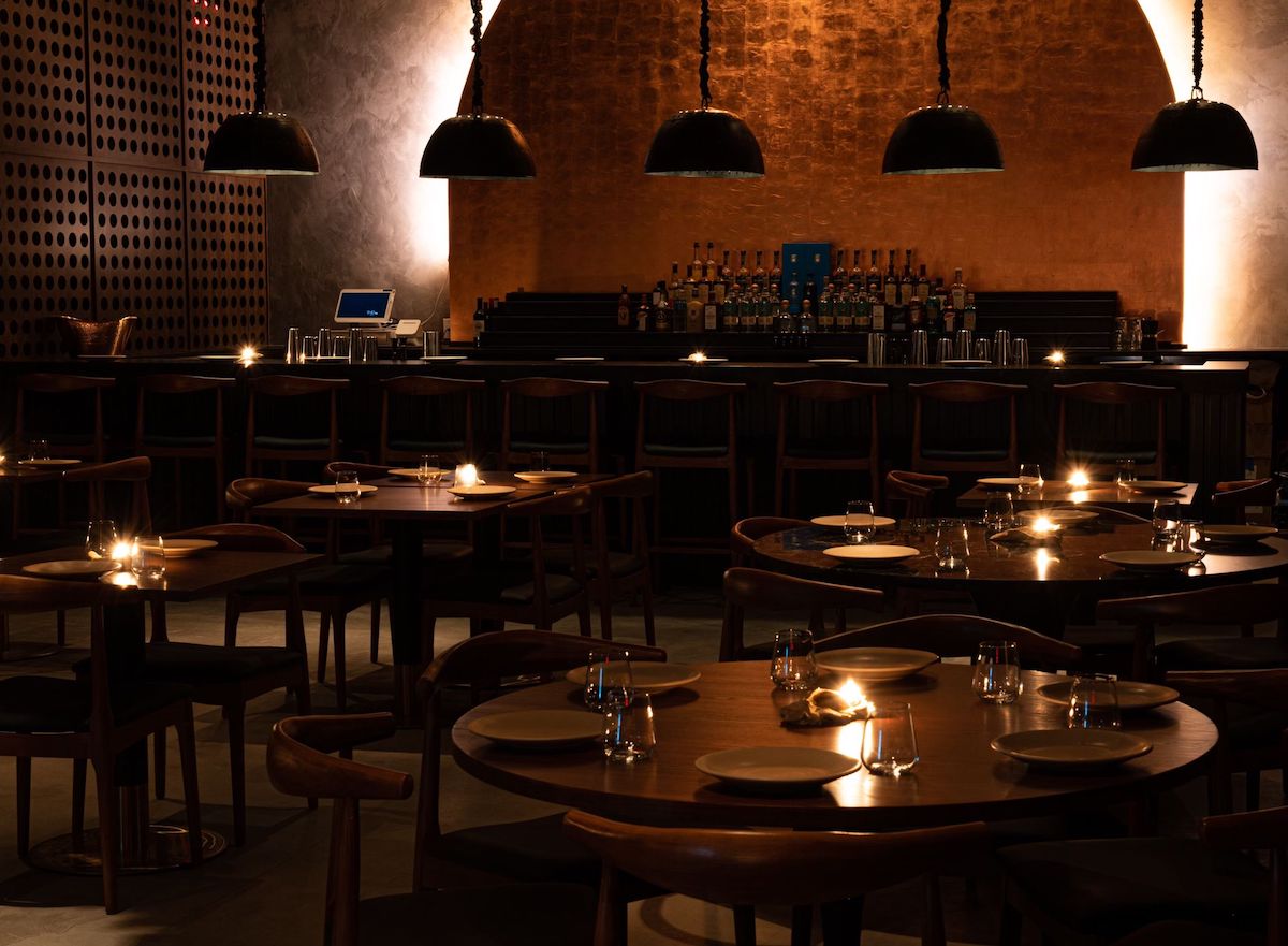 The moody interiors of Palo Santo. | Photo by Carter Hightower