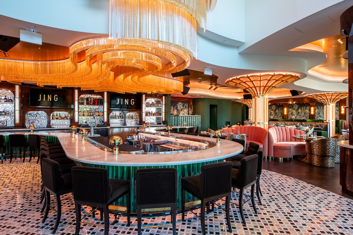 The elegant dining room at this Jing location has all the locals excited. | Photo courtesy of Jing