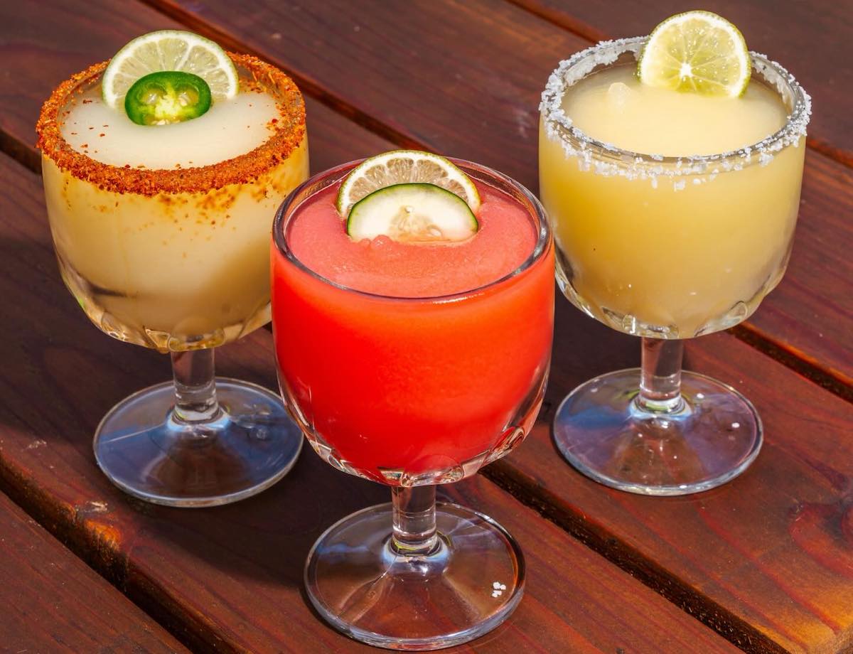 Frozen margaritas on the patio at Johnny Rita's. | Photo by Johnny Rita's