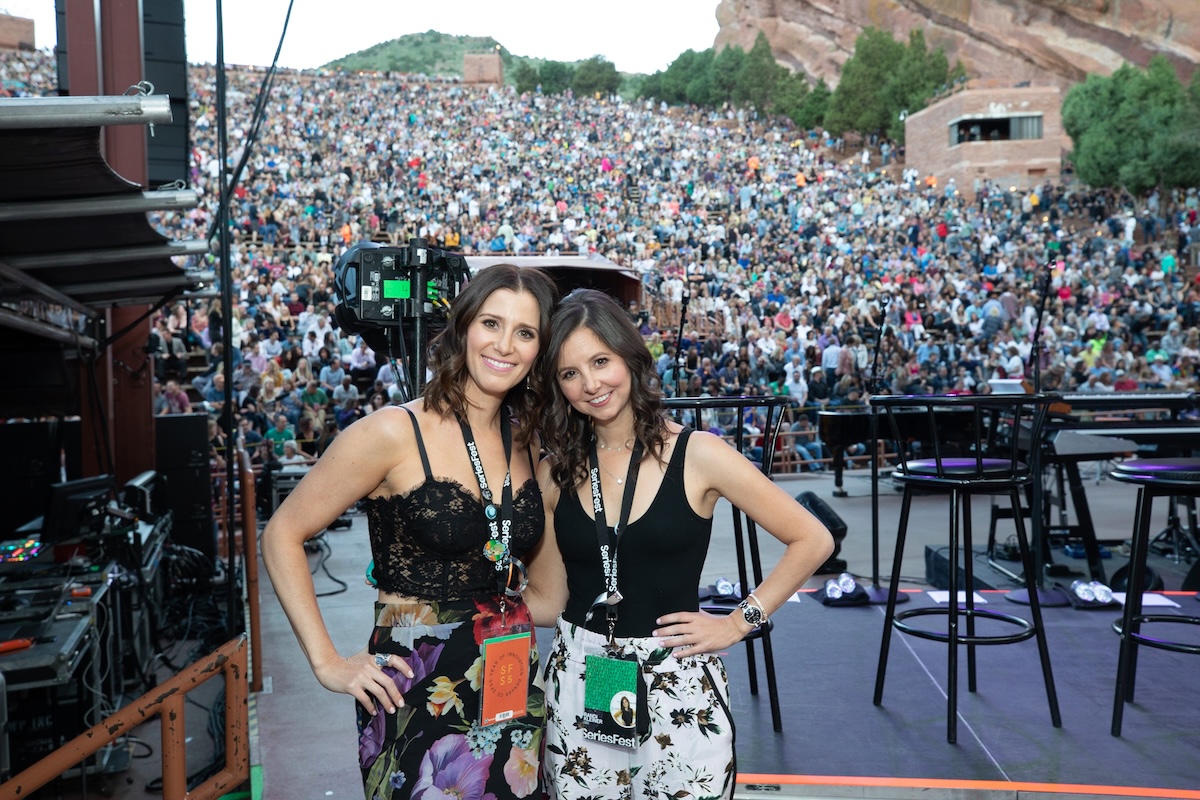 Kaily Smith and Randi Kleiner (right) during the festival. | Photo courtesy of SeriesFest