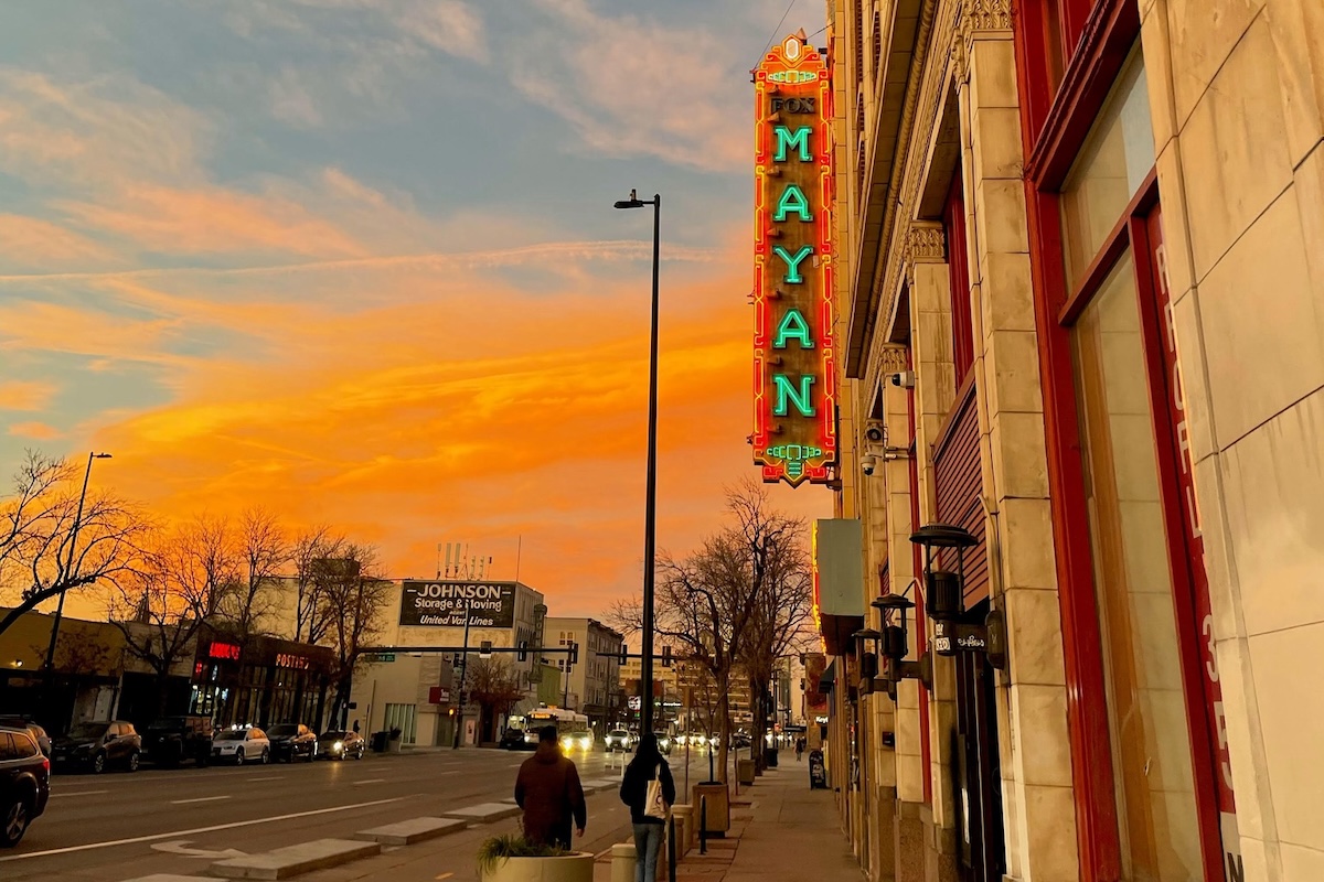 Landmark_Mayan_Theatre_front - DiningOut The Art Deco-style Mayan Theatre on South Broadway. | Photo courtesy of Landmark Theatres