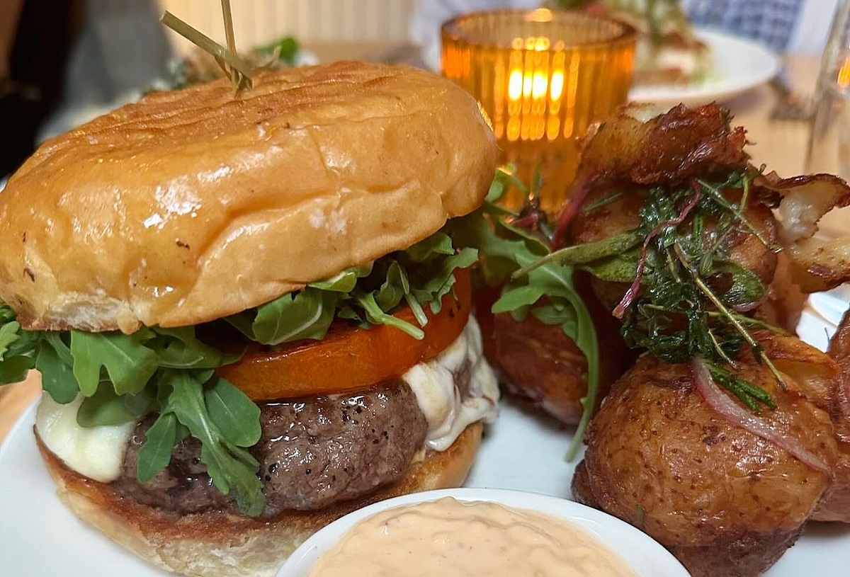 Don't skip the burger at this elegant NYC restaurant. | Photo courtesy of L'Artusi