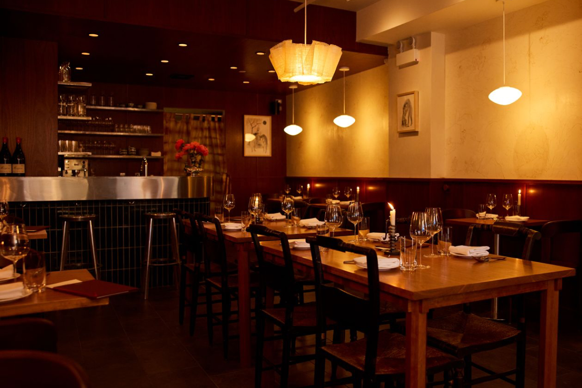 Inside Lei, a Chinese wine bar in NYC. | Photo by Matt Russell