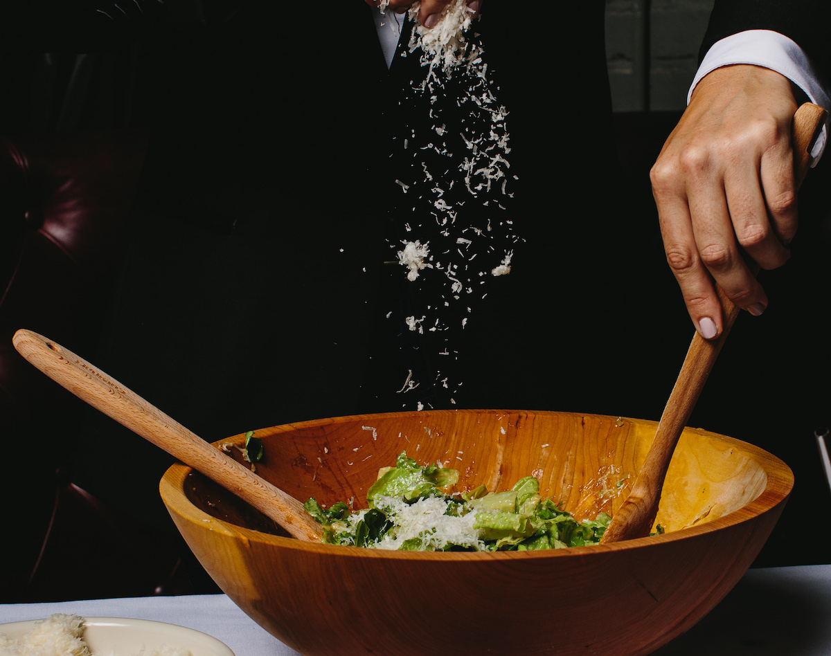 Caesar salad at Marcel. | Photo by Andrew Thomas Lee