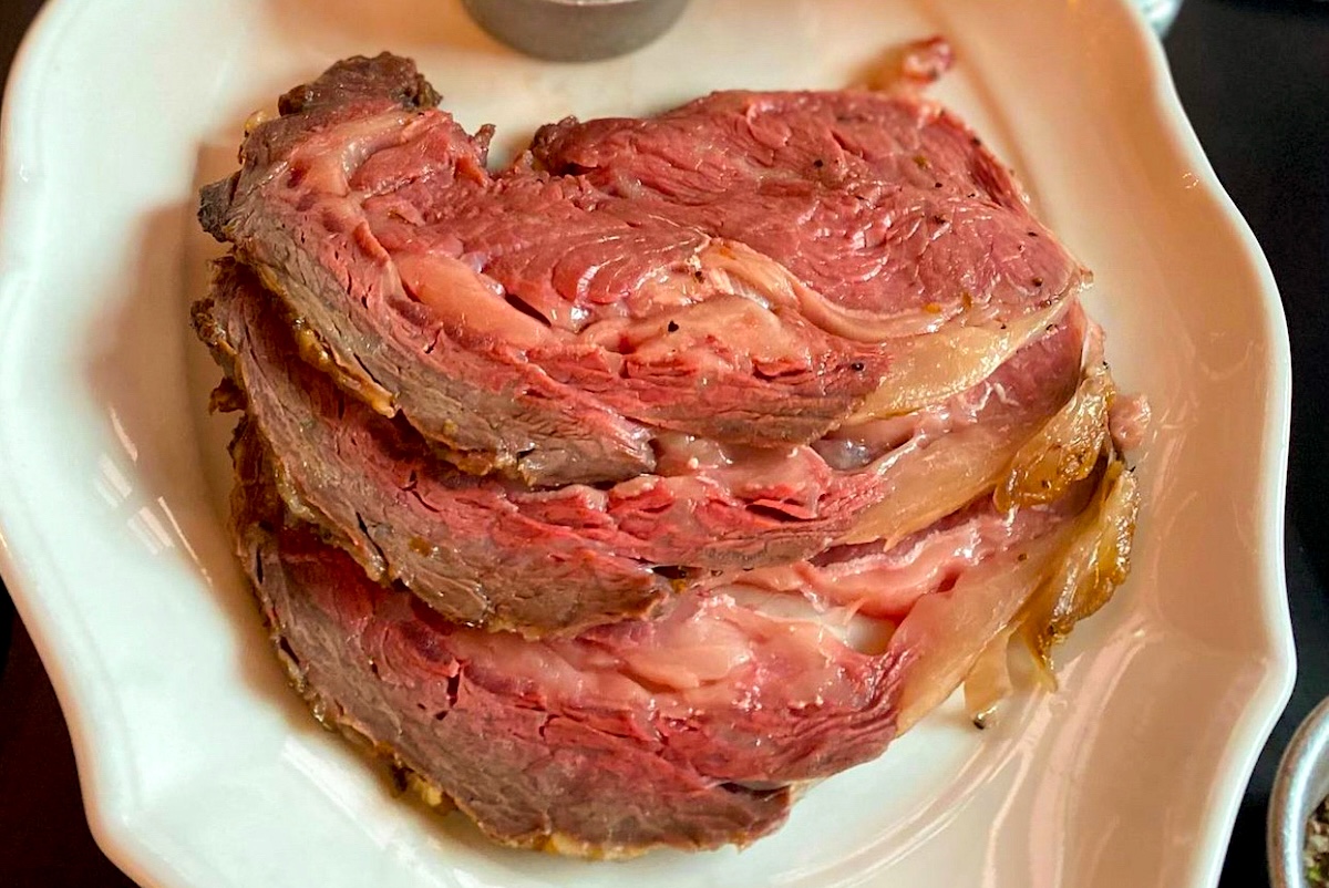 The namesake dish at this hard-to-get-into hot spot. | Photo courtesy of 4 Charles Prim Rib