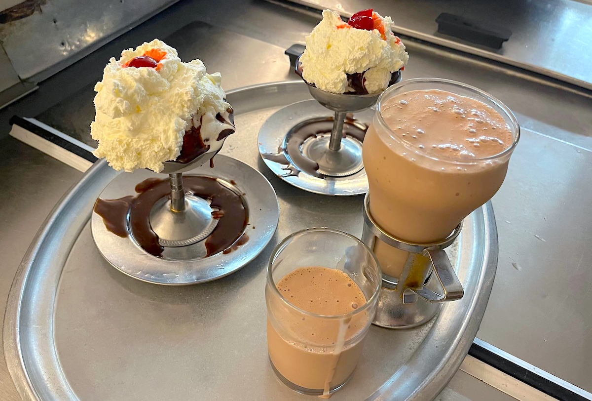 For over 100 years this ice cream parlor has served classic treats. | Photo courtesy of Eddie’s Sweet Shop 