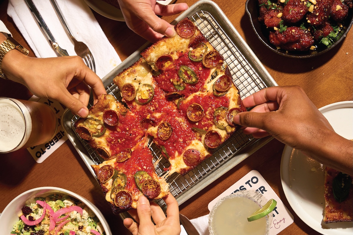 Pepperoni pizza magic in the East Village. | Photo courtesy of  Emily