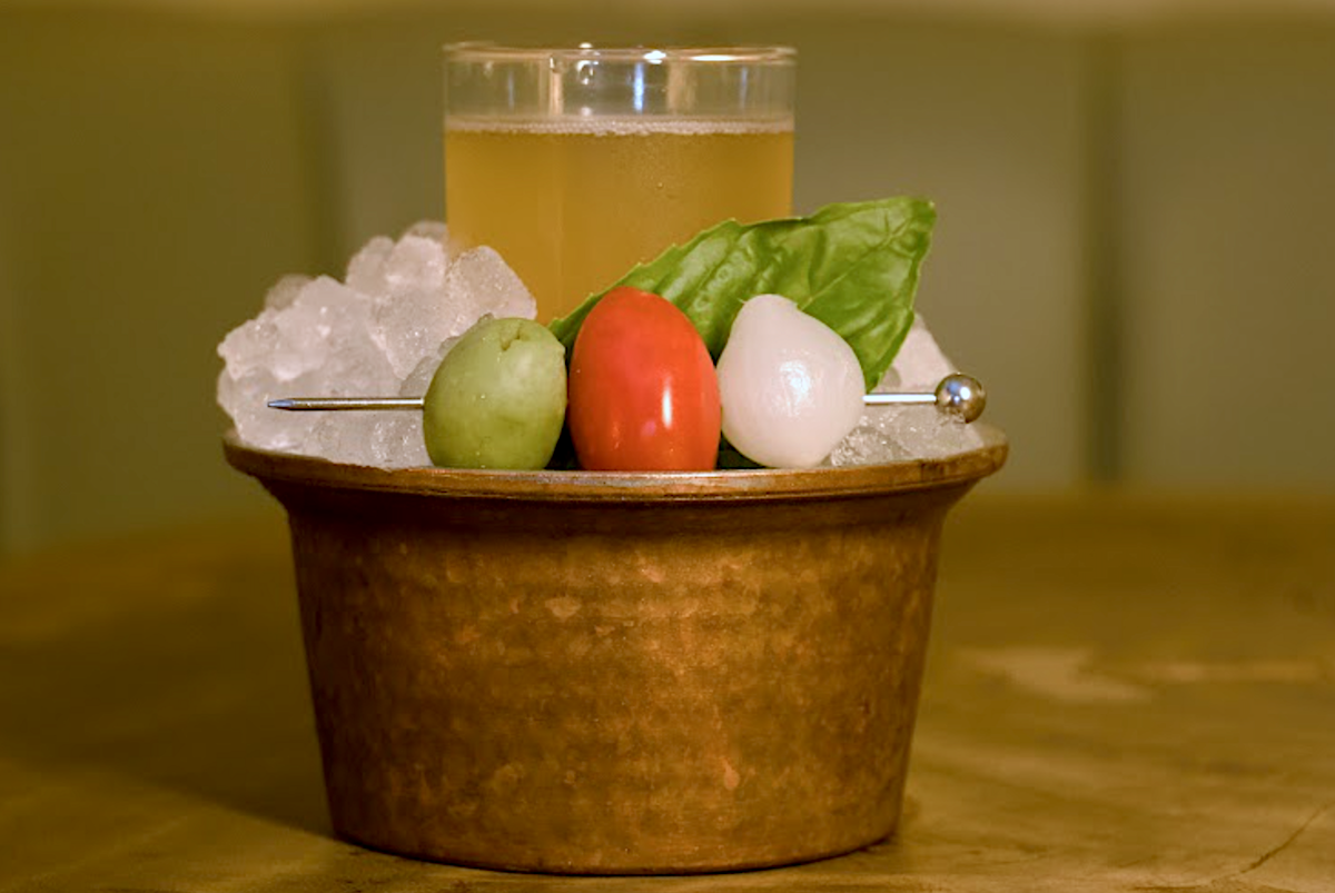 Little Rascal in Brooklyn serves the Aegean Martini. | Photo by Anthony Valdés 