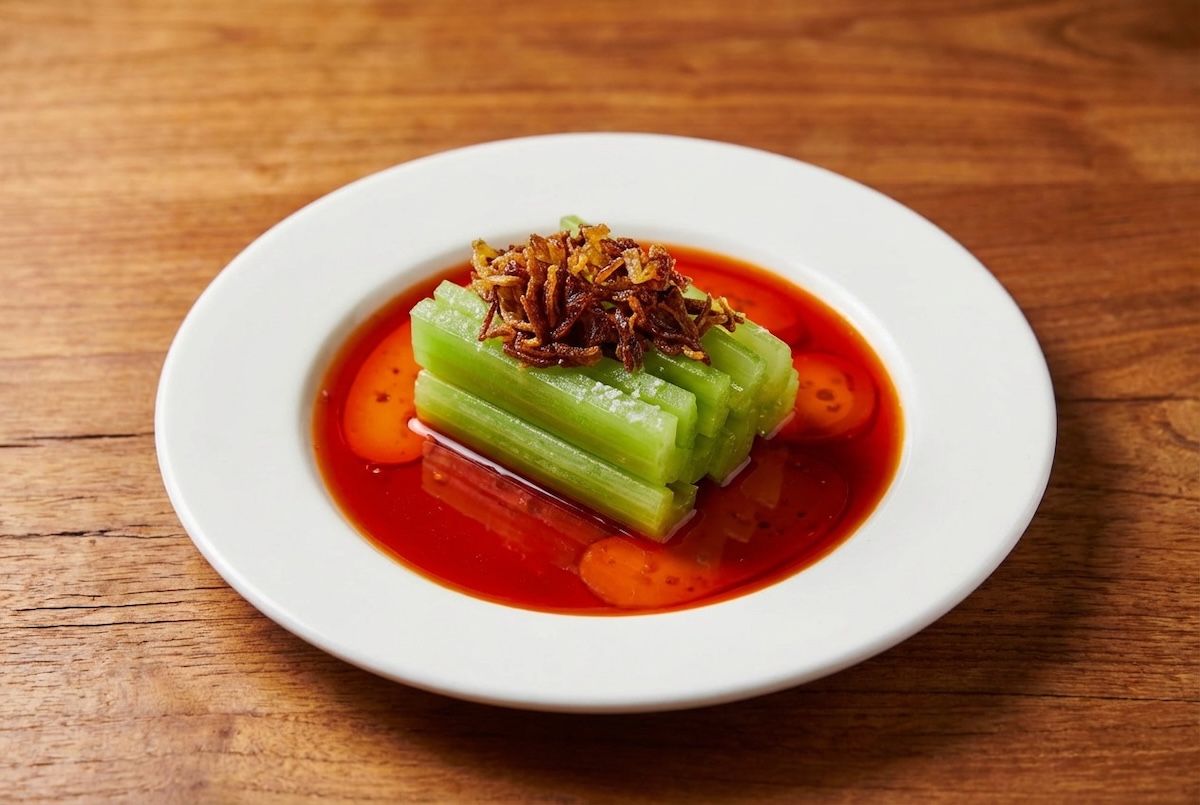 The Chilled Celtuce at Lei. | Photo by Nishtha Dalal