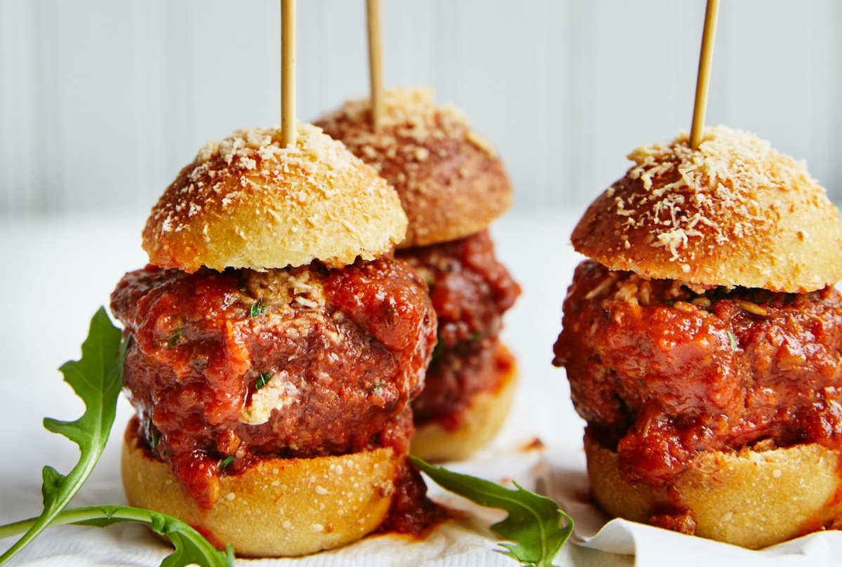 The must-have meatball sliders with gravy. | Photo courtesy of Little Owl