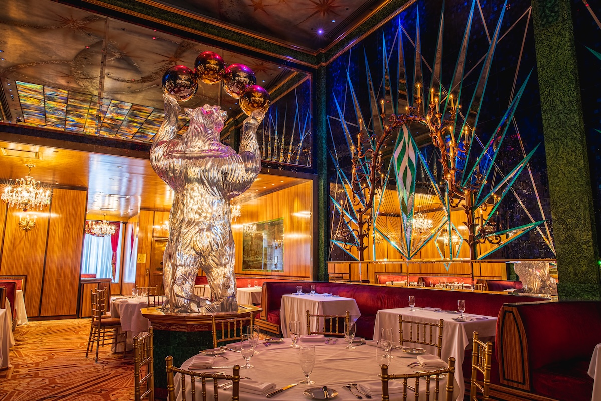 Inside the 100-year-old restaurant. | Photo courtesy of The Russian Tea Room