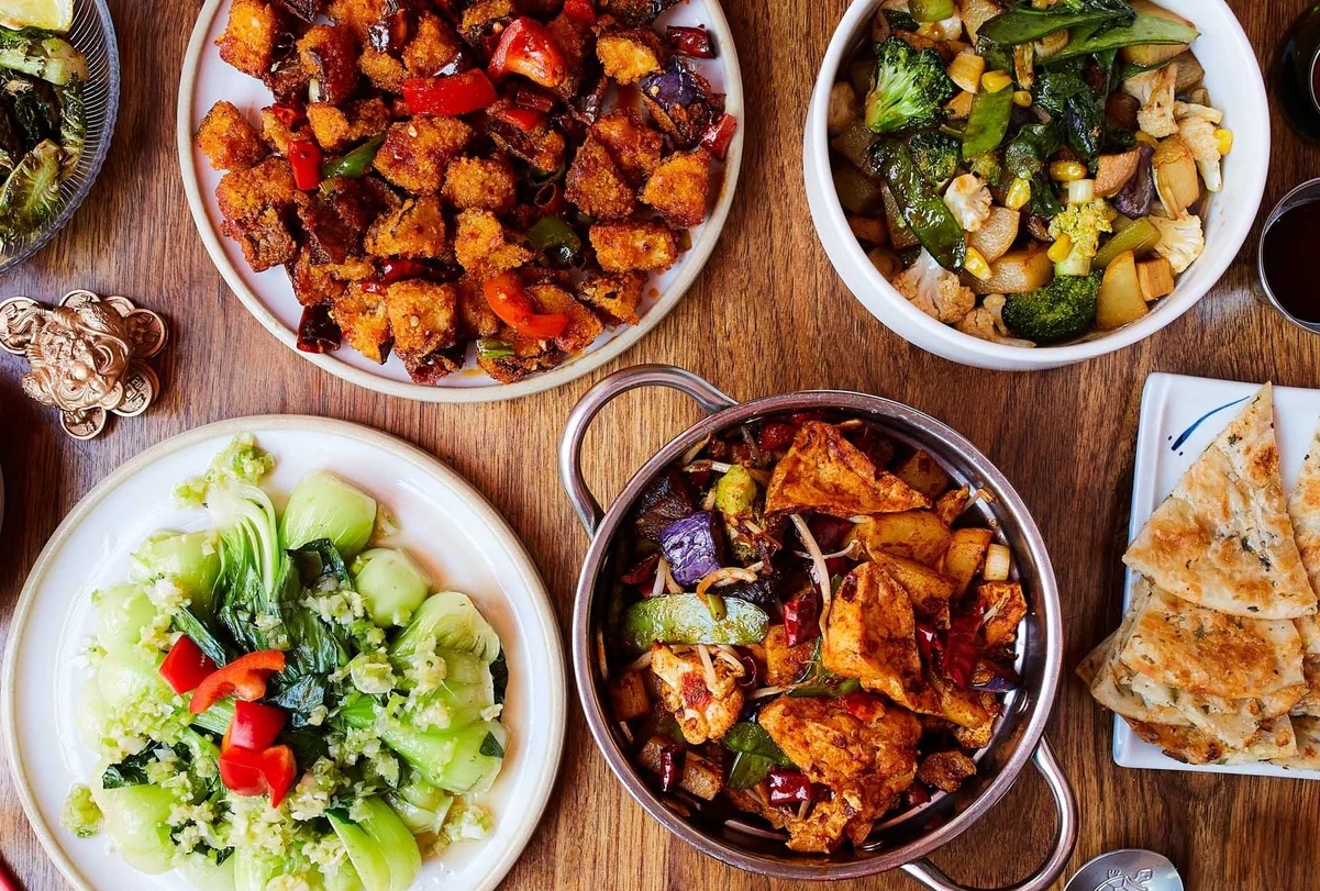 A spread of Chinese food, some with that numbing Sichuan heat. | Photo courtesy of Spicy Moon