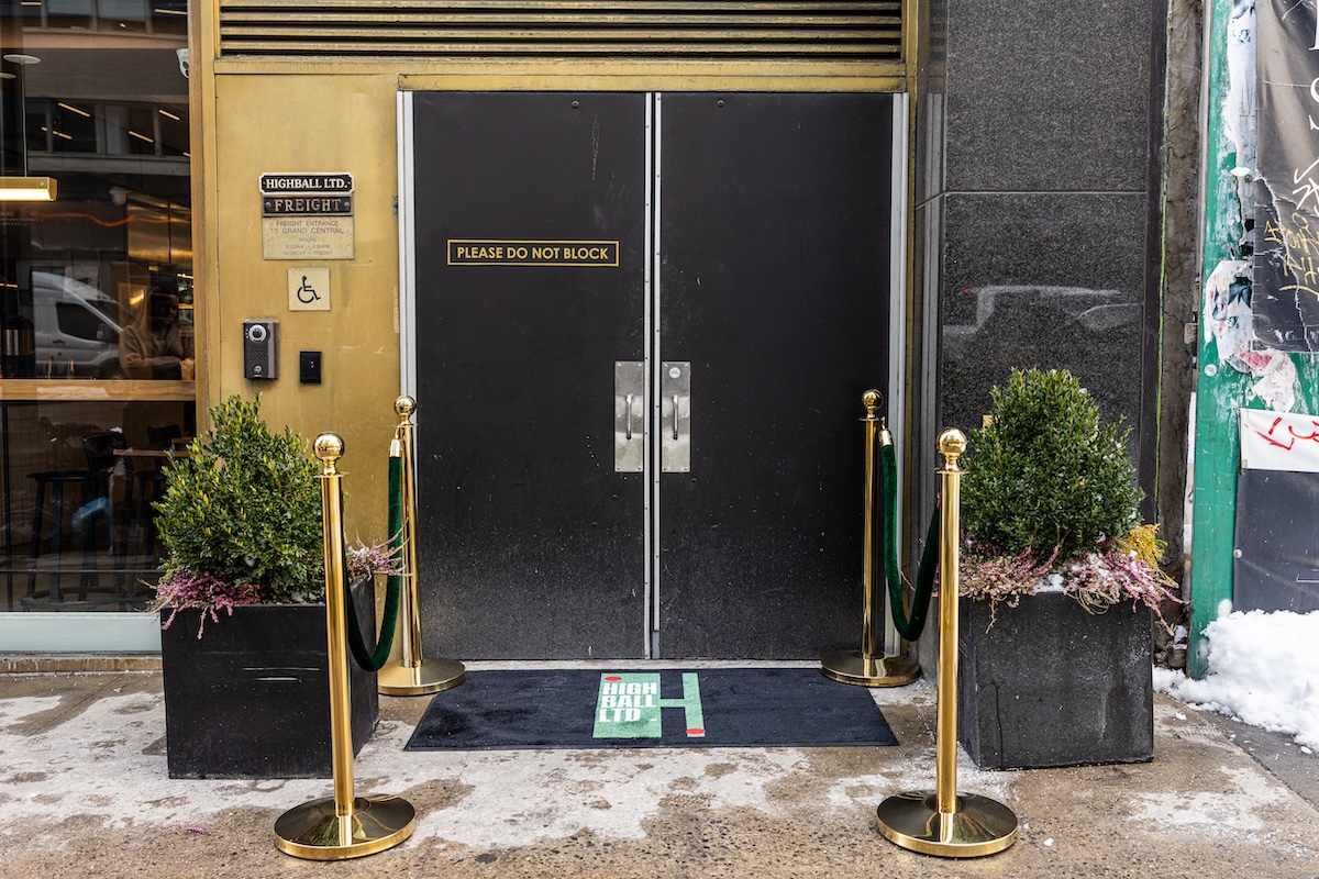 The secret door of Highball LTD isn't really hidden, but you do have to look for it. | Photo by Eric Medsker