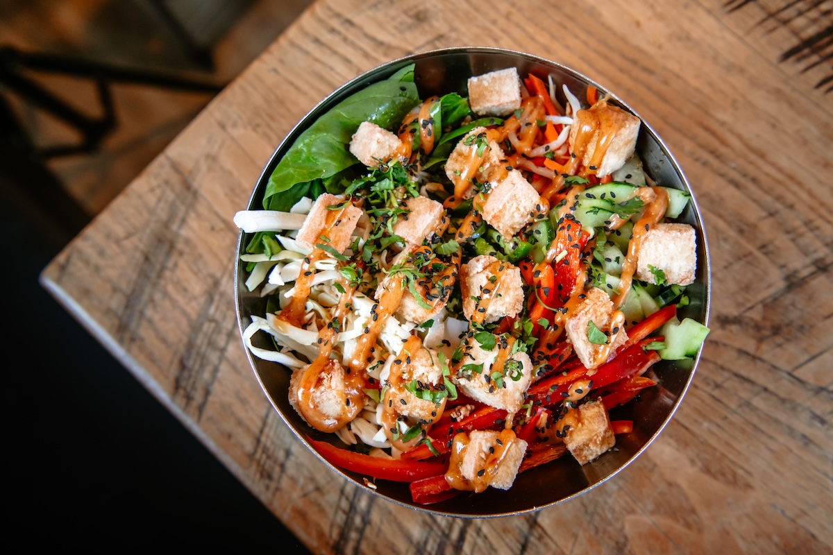 The Buddha Bowl at Olive and Finch. | Photo by Lucy Beaugard