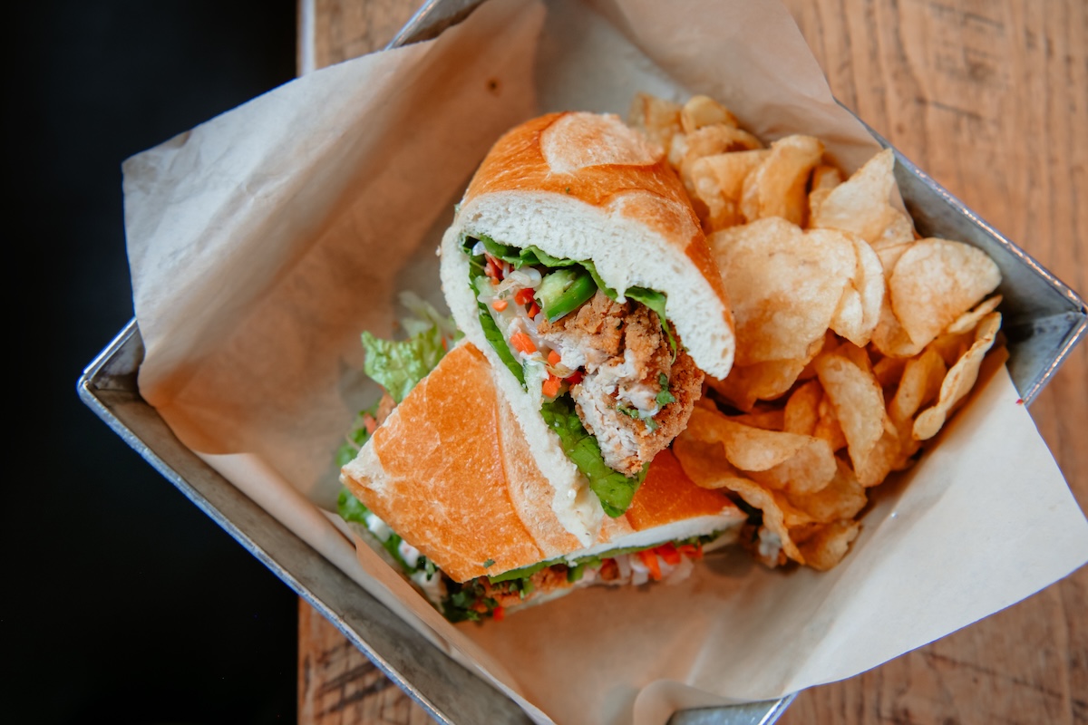 The Saigon Sammie at Olive and Finch. | Photo by Lucy Beaugard