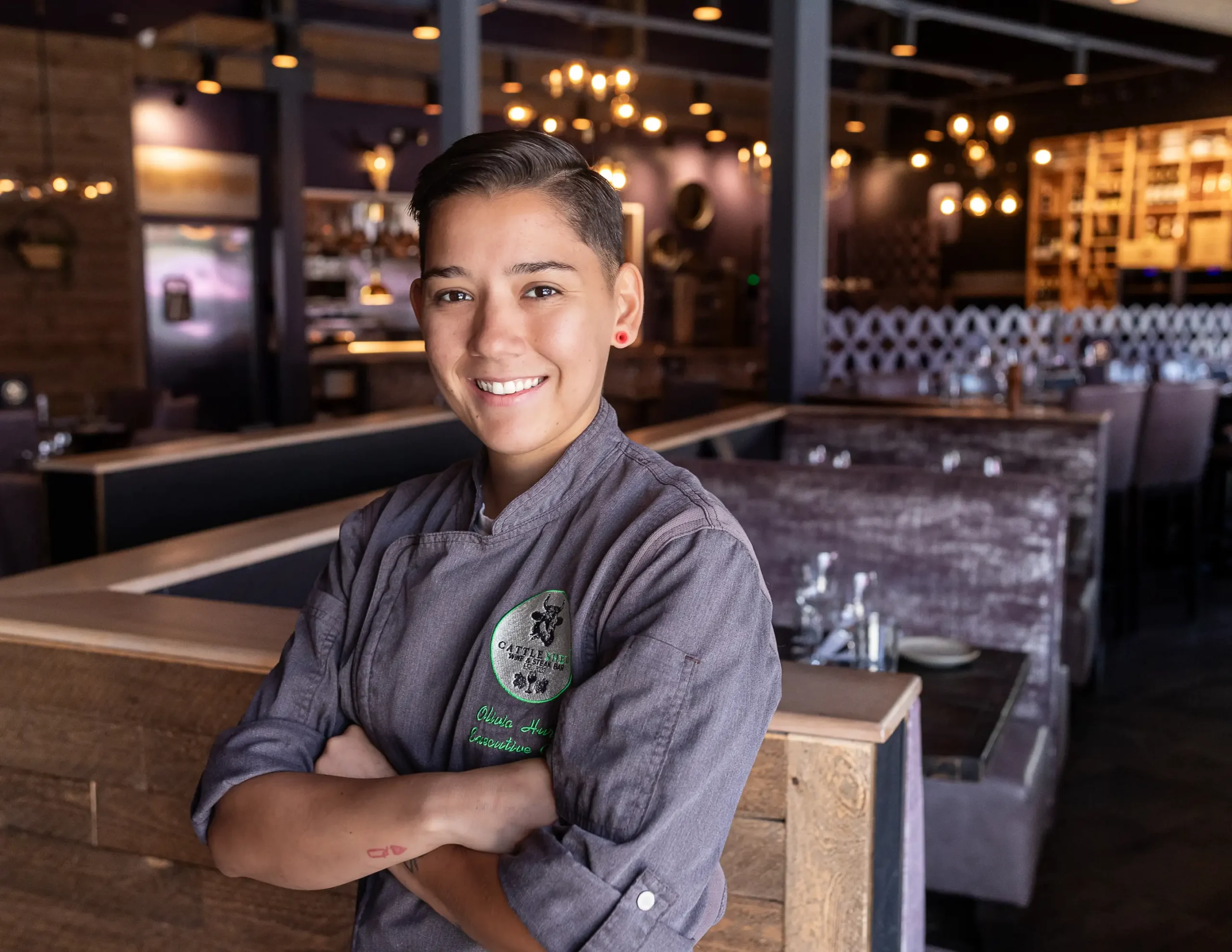 Chef Olivia Hurst of Cattle Shed. | Photo by Cattle Shed