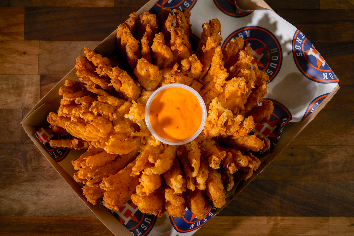 The onion blossom at Onion Station. | Photo by  Aramark Sports + Entertainment