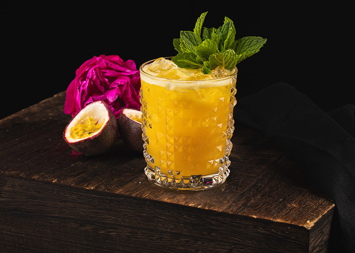 Passionfruit margarita at Toca Madera. | Photo by TJ Perez