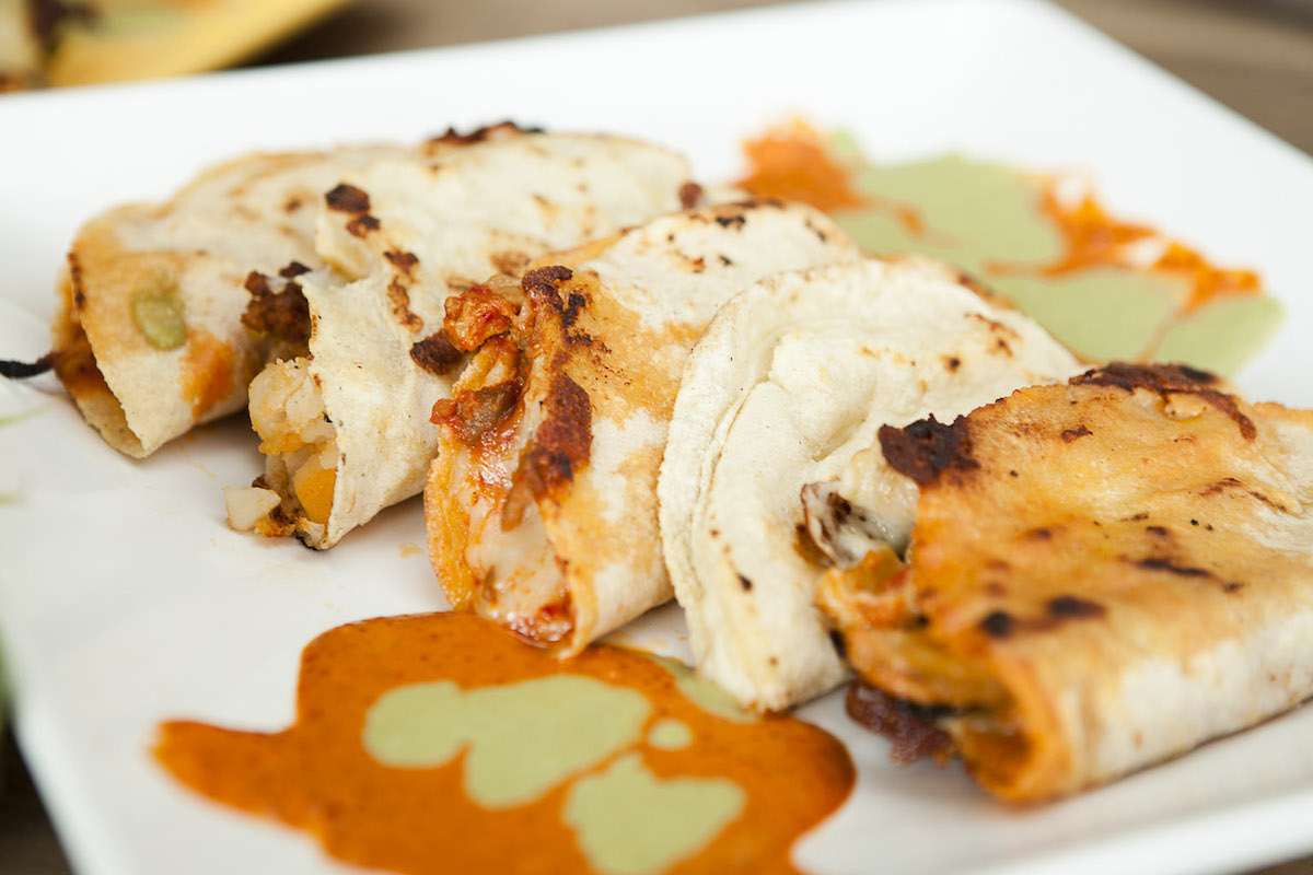 Quesadillas con carne at El Rey Del Taco. | Photo by El Rey Del Taco