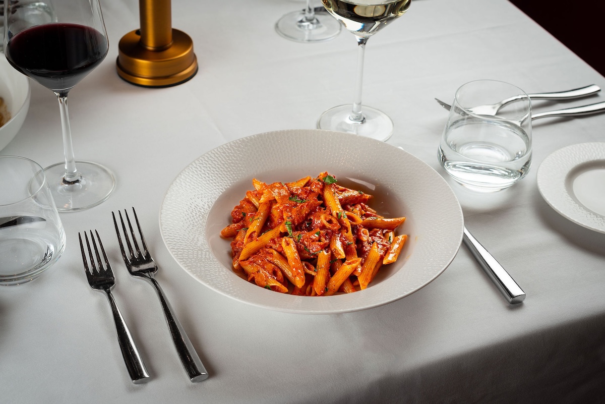 Classic Italian penne with red sauce. | Photo courtesy of Rao's