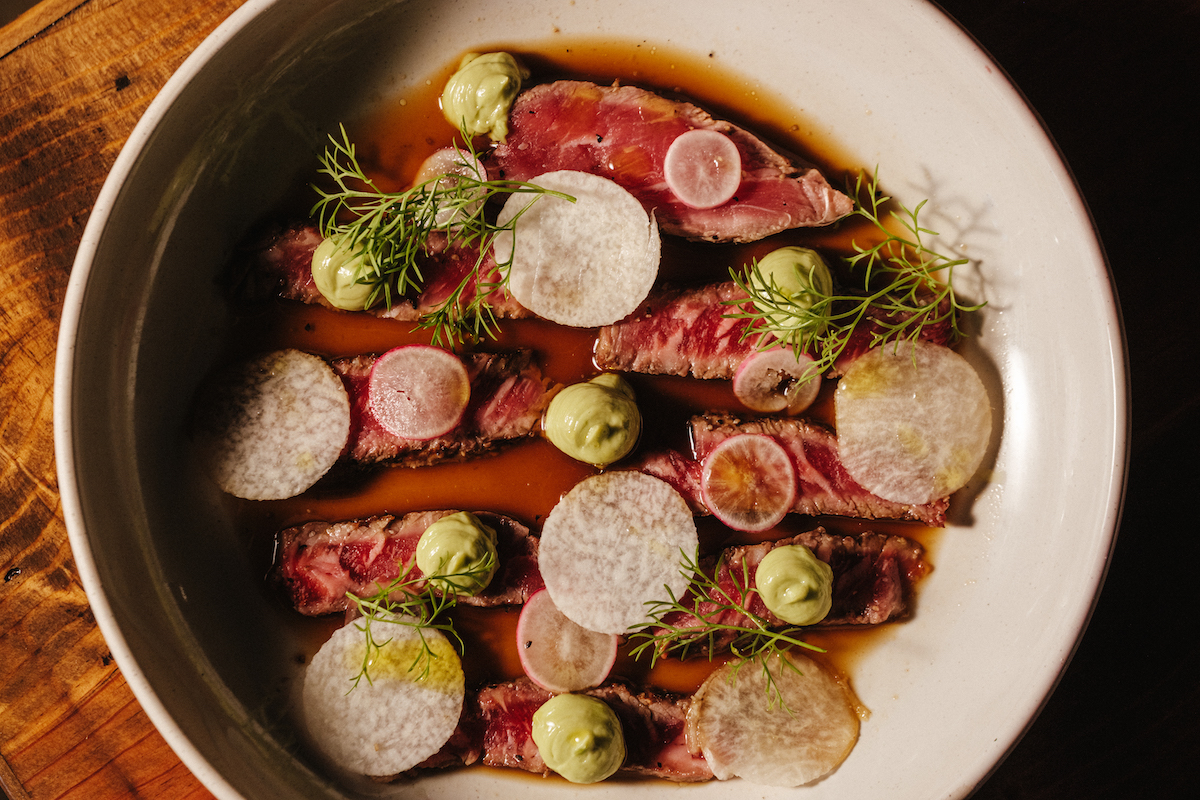 Ribeye ceviche at Exilio Latin Flair. | Photo by Chris Quit Nguyen