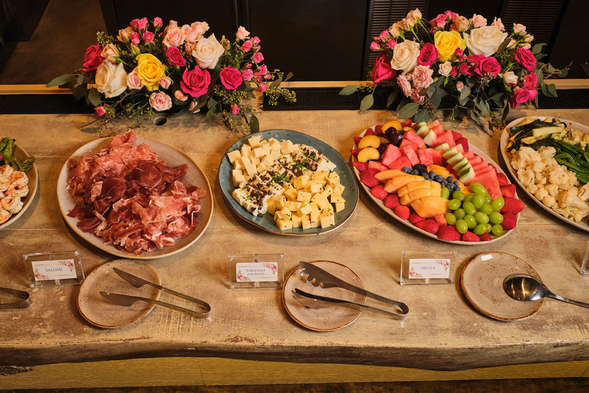 Samplings from the Mother's Day buffet at Serena Pastificio. | Photo by In House Creative