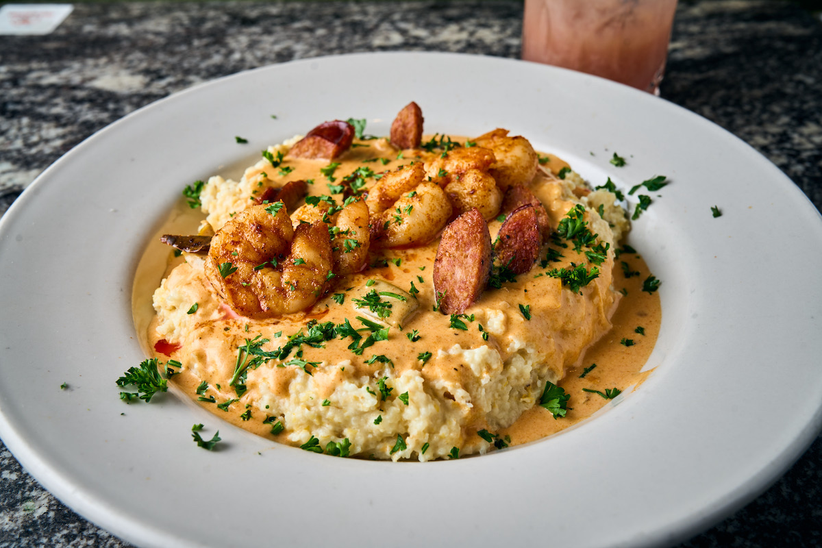 Shrimp and grits at Casa Almenara. | Photo by Casa Almenara