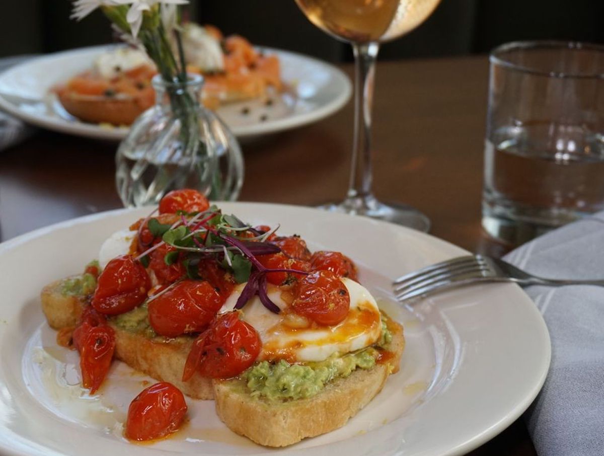 Avocado toast at Trattoria Lucia. | Photo by Trattoria Lucia