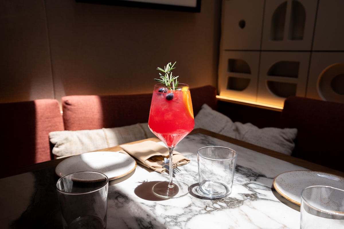 Grab a glass of virgin sangria and other drinks. | Photo courtesy of Telefèric Barcelona