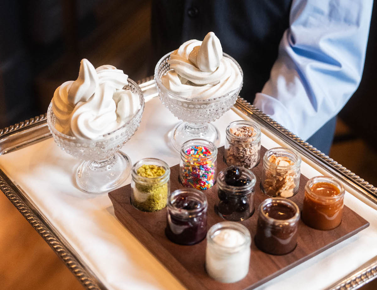 The Americano - DiningOut The sundae board at the Americano. | Photo by the Americano