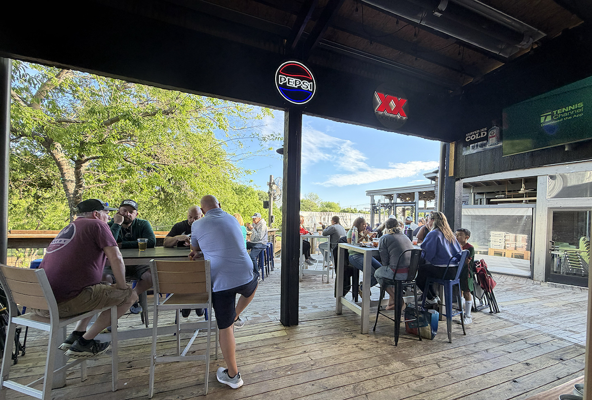 The patio at the Chef's Grind. | Photo by the Chef's Grind