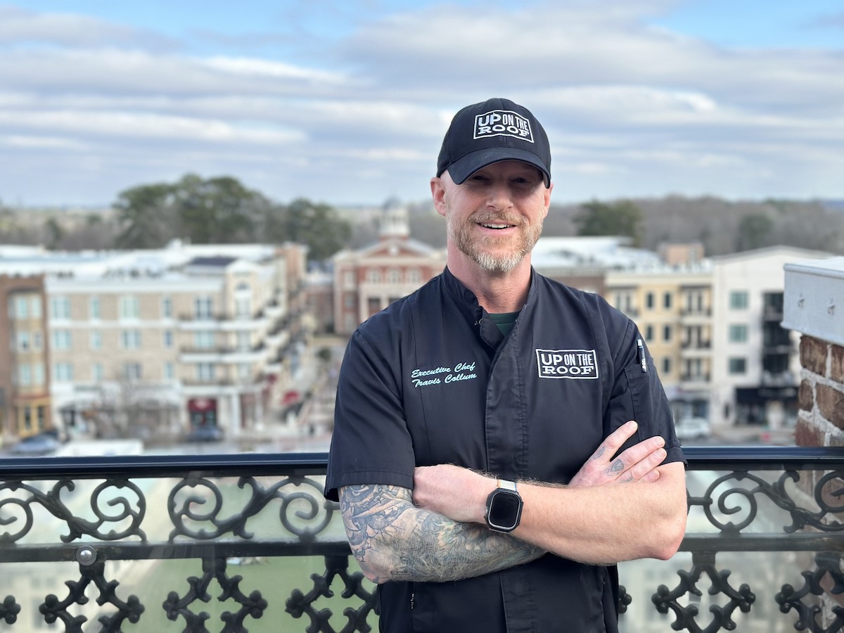 Chef Travis Collum of Up on the Roof. | Photo by Up on the Roof