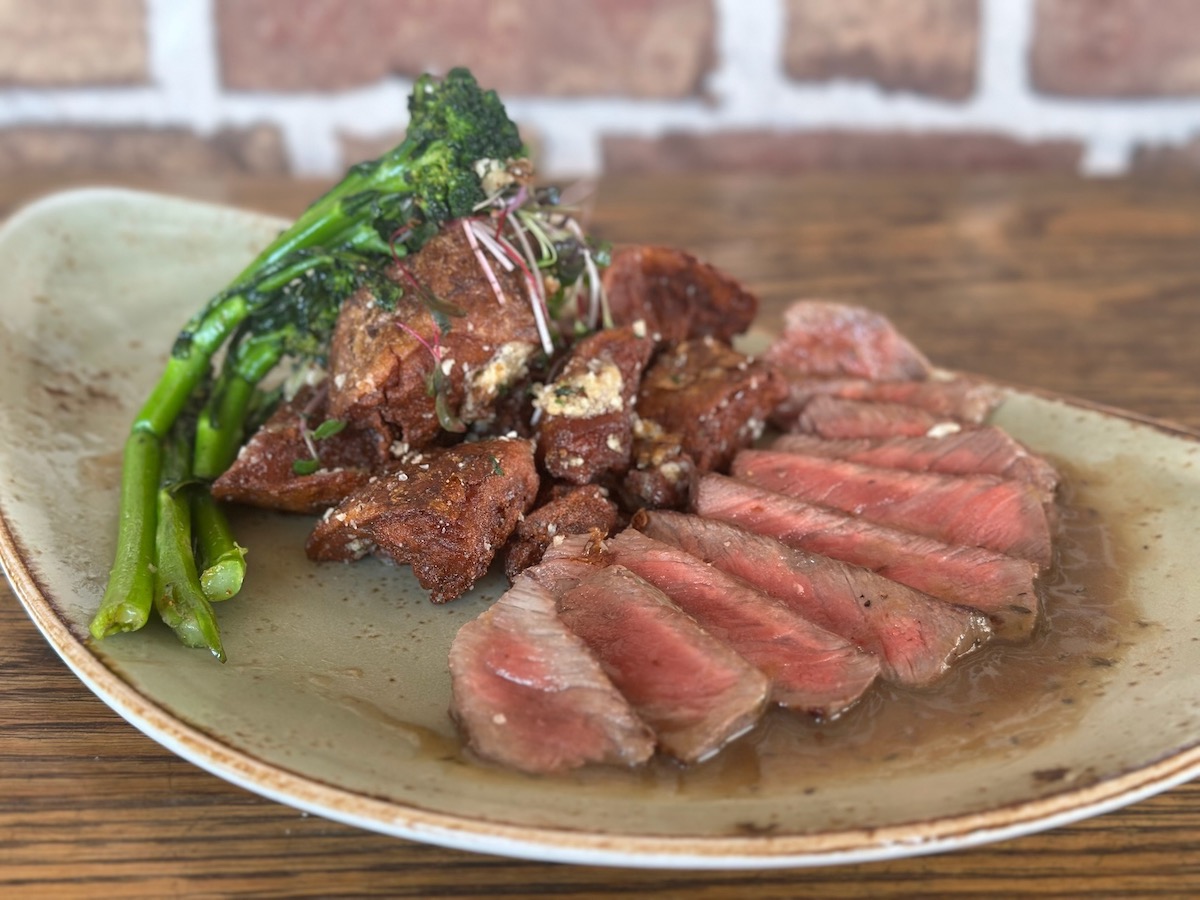 Wagyu steak at Up on the Roof. | Photo by Sumner Cajigal