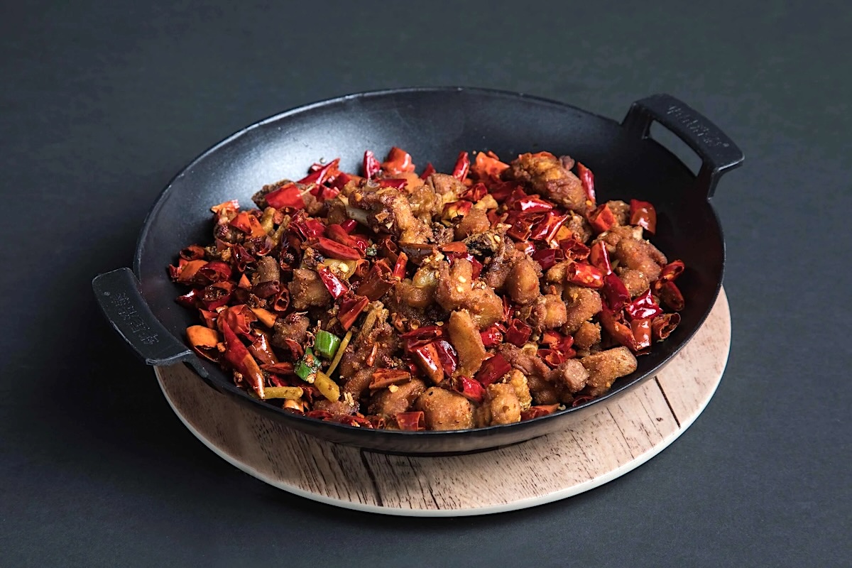 The Sichuan chicken. | Photo courtesy of Uluh nyc