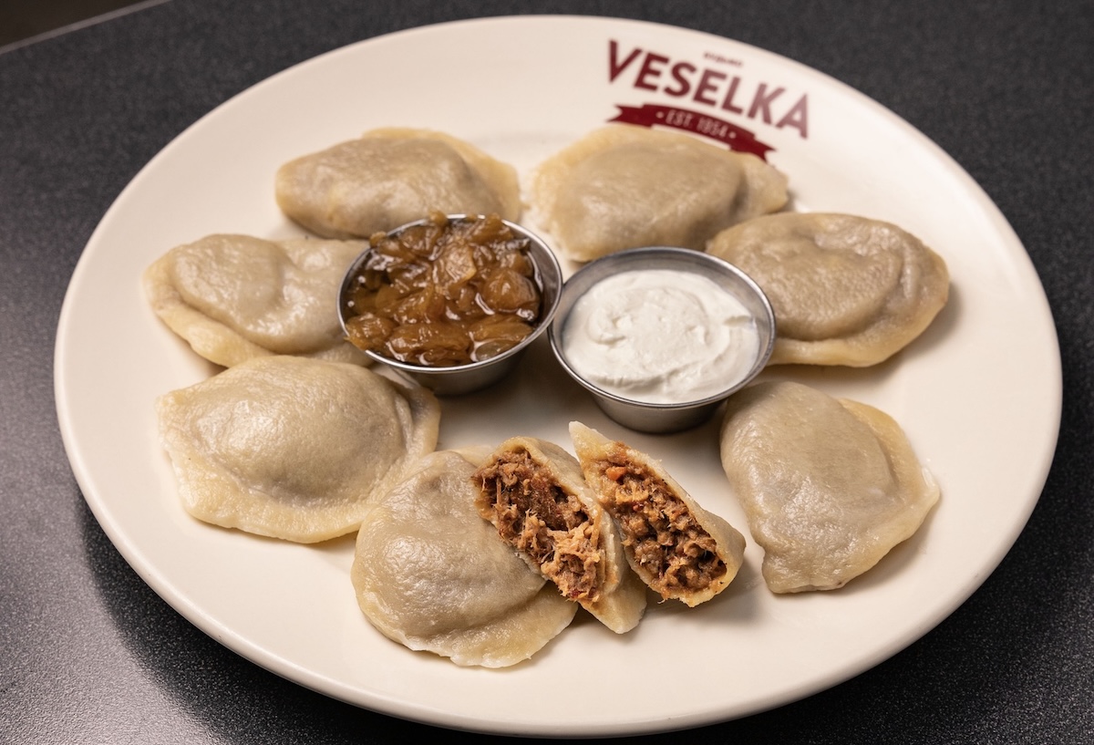 Veselka_short_rib_pierogi_NYC - DiningOut Late night pierogi should be one all NYC eaters' list. | Photo courtesy of Veselka