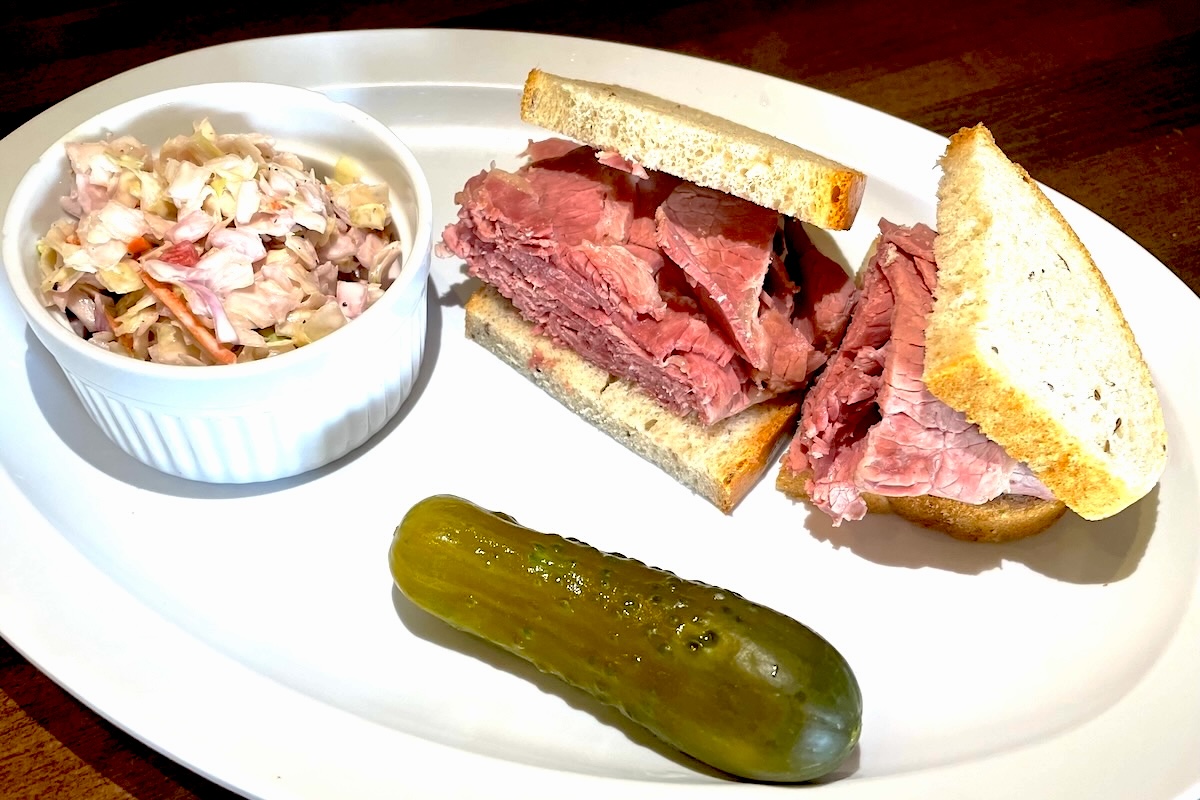 Classic corned beef sandwich at Zaidy's. | Photo by Ruth Tobias