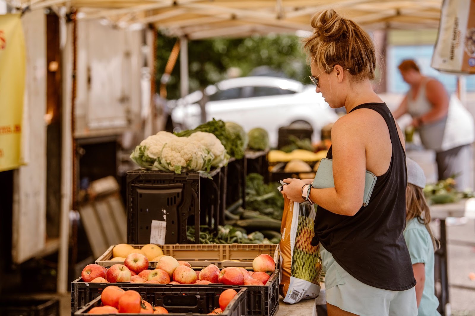 Buy groceries from this market at Orchard Town Center | Photo by Orchard Farmers Market