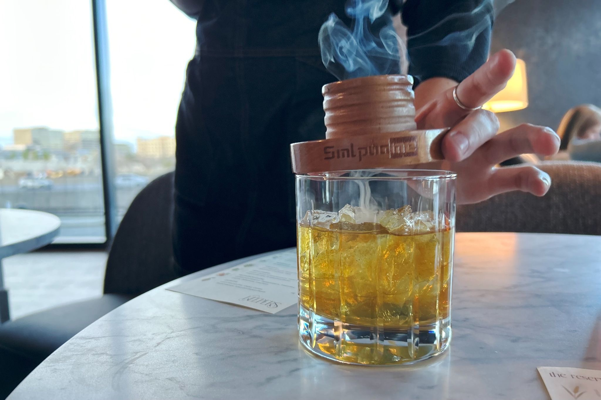 Smoke completes the whiskey-based Penumbra | Photo by Abigail Bliss 