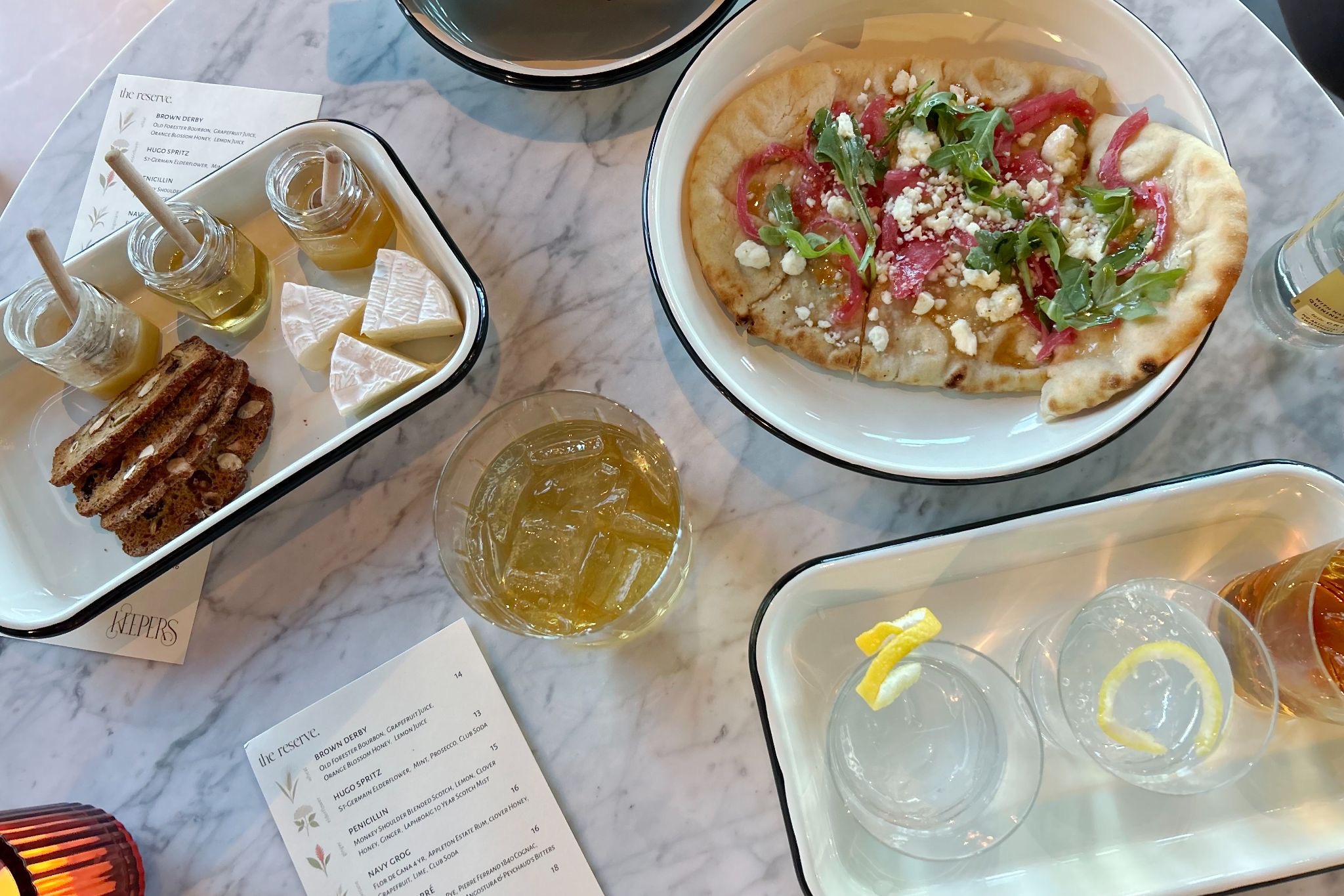 Savor honey-infused bites and sips at Keepers | Photo by Abigail Bliss