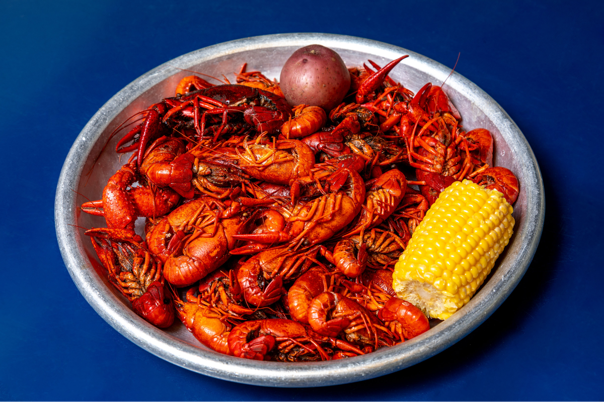 Crawfish and corn at Fish City Grill. | Photo by Fish City Grill