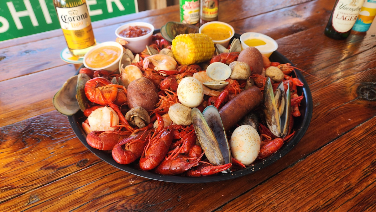 "From the boil" experience at The Revel Patio Grill. | Photo by The Revel Patio Grill"From the boil" experience at The Revel Patio Grill. | Photo by The Revel Patio Grill