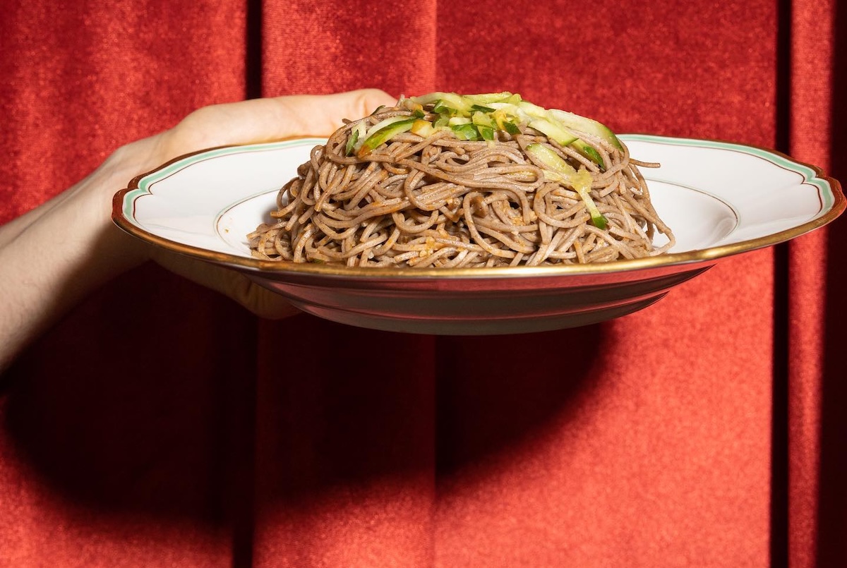 Cold sesame noodles, a seasonal specialty at this NYC hot spot. | Photo courtesy of MáLà Project