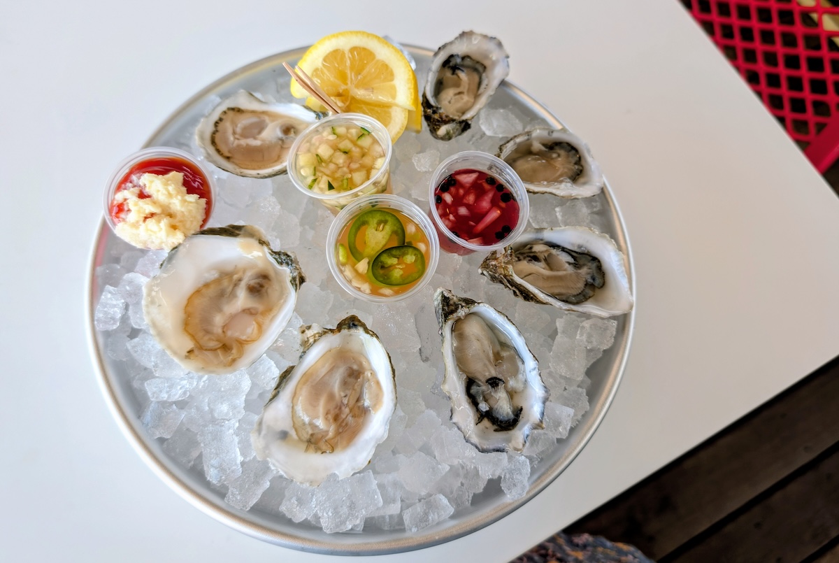 Oysters are the highlight at the newly-opened Shuck Brothers in Avanti Denver. | Photo by Linnea Covington