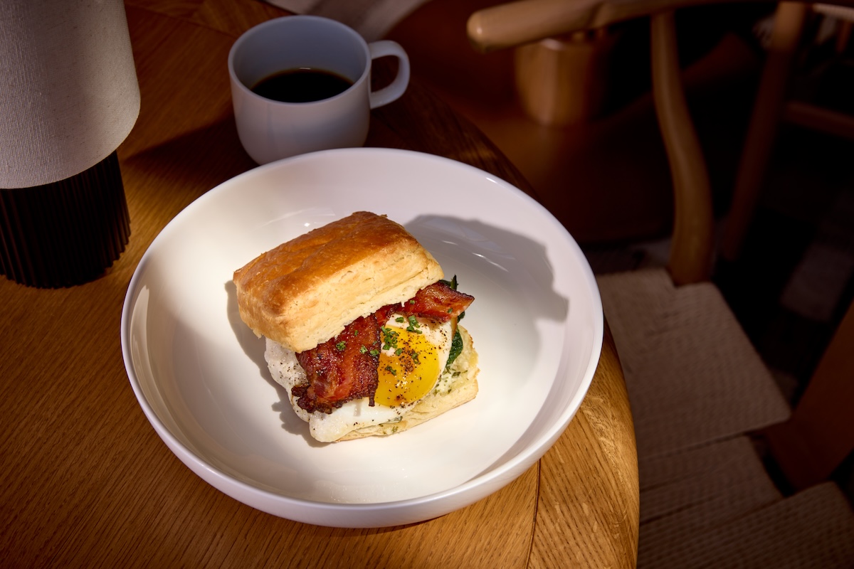 The breakfast sandwich at East & Co. | Photo by John Robson Photography