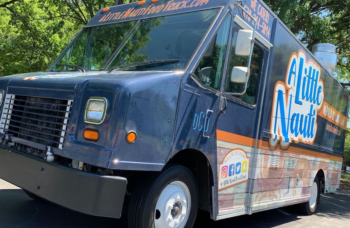 Chef Christopher Murphy's A Little Nauti food truck specializes in seafood and street eats. | Photo by A Little Nauti